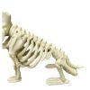 1pc, Plastic Dog Skeleton Decorations Pug Skeleton Model Halloween Supplies Bone Ornaments Animal Model Dog Skeleton Party Ornaments Accessories