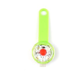 LED Bright Luminous Dog Pendant USB Charging Waterproof Night Walking Dog Anti-lost Colorful Pendant Light (Color: green)