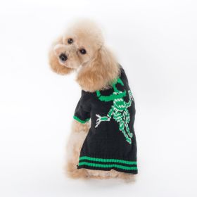 Pumpkin Sweater Dog Clothes Halloween (Option: Fluorescent Skull-XXS)