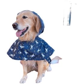 Waterproof Cape for Large and Small Dogs Windproof Raincoat Poncho for Pets (type: UnicornM)