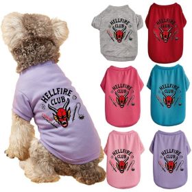 Pet Dog Halloween Cosplay Crewneck Bull T-shirts (type: Gray bullL)