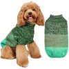 Horizontal Two-Legged Pet Warm Knit Striped Color Knit