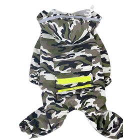 Four-Legged Waterproof All-Inclusive Raincoat for Pets (size: CAMOUFLAGE-6XL)