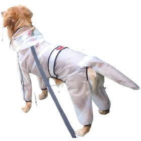 Four-Legged Waterproof All-Inclusive Raincoat for Pets (size: FROST-4XL)