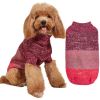 Horizontal Two-Legged Pet Warm Knit Striped Color Knit