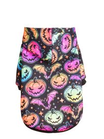 Pet Clothes Small And Medium Sized Dog Cat Pet Halloween Pumpkin Belt (Option: Colorful Pumpkin-XS)