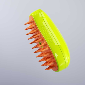 Dogs And Cats Pet Electric Spray Massage Comb (Option: GREEN-USB)