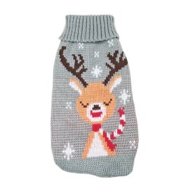 New Winter Fashion Pet Clothes (Option: Gray Deer-8China)