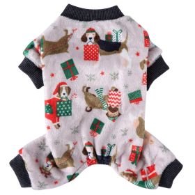 Autumn Clothes Four-legged Pet Clothing (Option: Christmas-S)