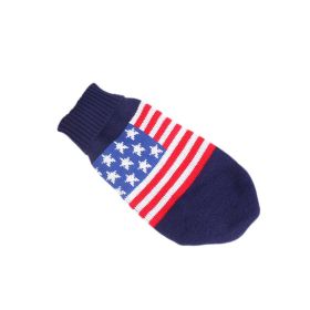 New Winter Fashion Pet Clothes (Option: American Flag-10China)